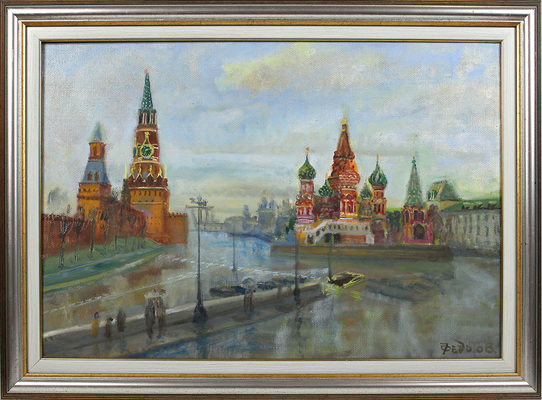 Федотов Виктор Валентинович. Кремль. Дождливый день